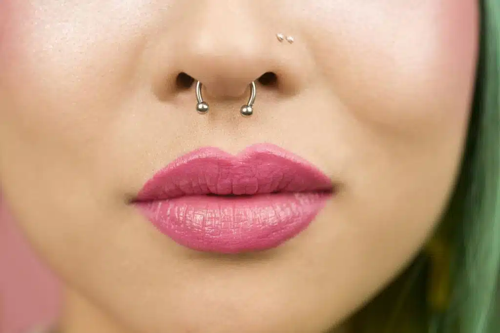 Piercing au nez